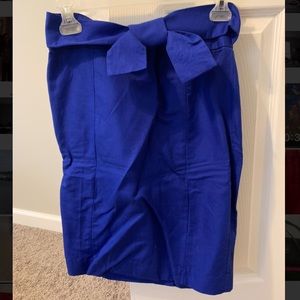 Banana republic royal blue skirt